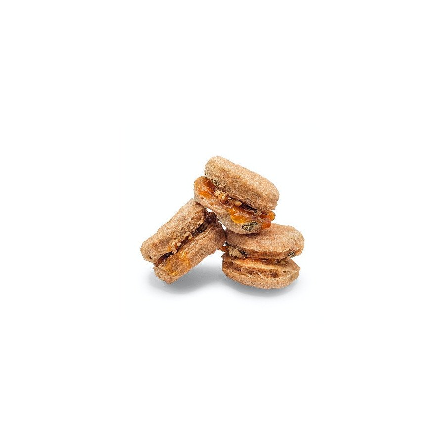 MACARONS DE MELOCOTÓN PARA CONEJOS Y COBAYAS