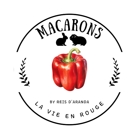 MACARONS DE PIMIENTO ROJO PARA CONEJOS Y COBAYAS