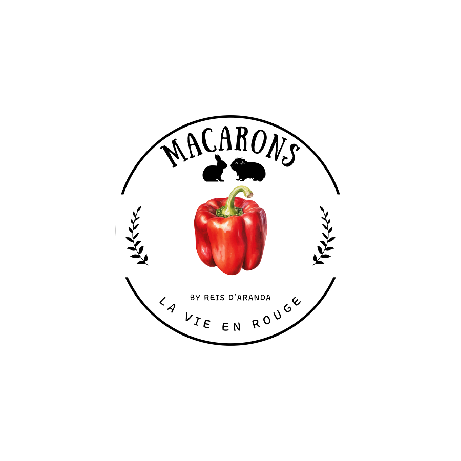 MACARONS DE PIMIENTO ROJO PARA CONEJOS Y COBAYAS