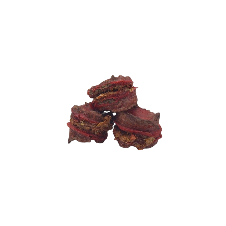 MACARONS DE PIMIENTO ROJO PARA CONEJOS